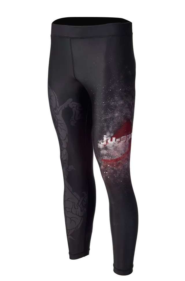 ju-sports-fight-pants-dark-line-dragon-spats-lang-l image 1