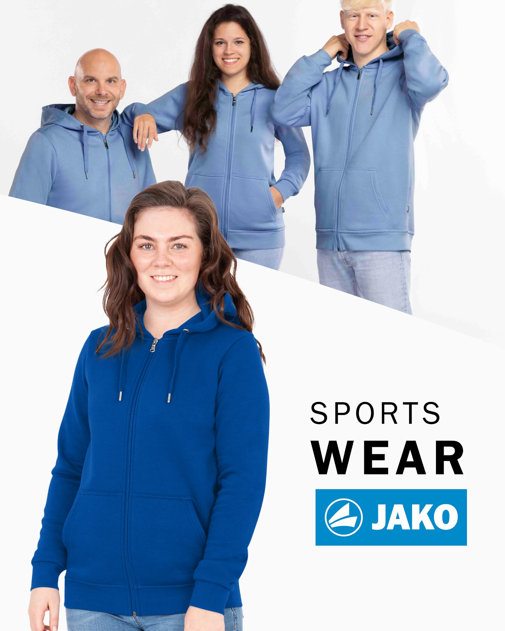 jako-base-kapuzenjacke-damen-organic-baumwolle image 3