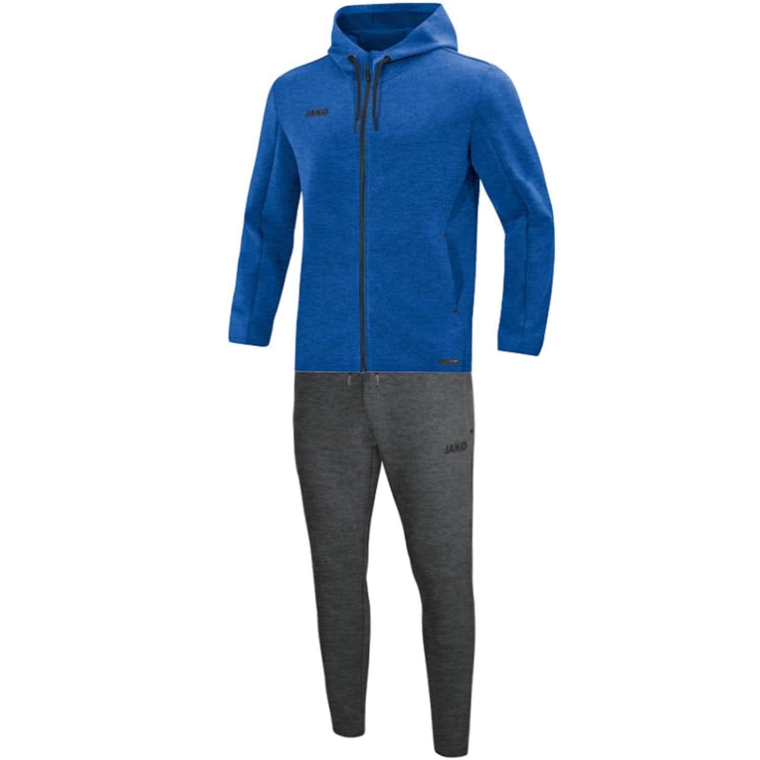 jako-premium-basics-jogginganzug-damen-34-anthrazit-meliert-kapuze image 4