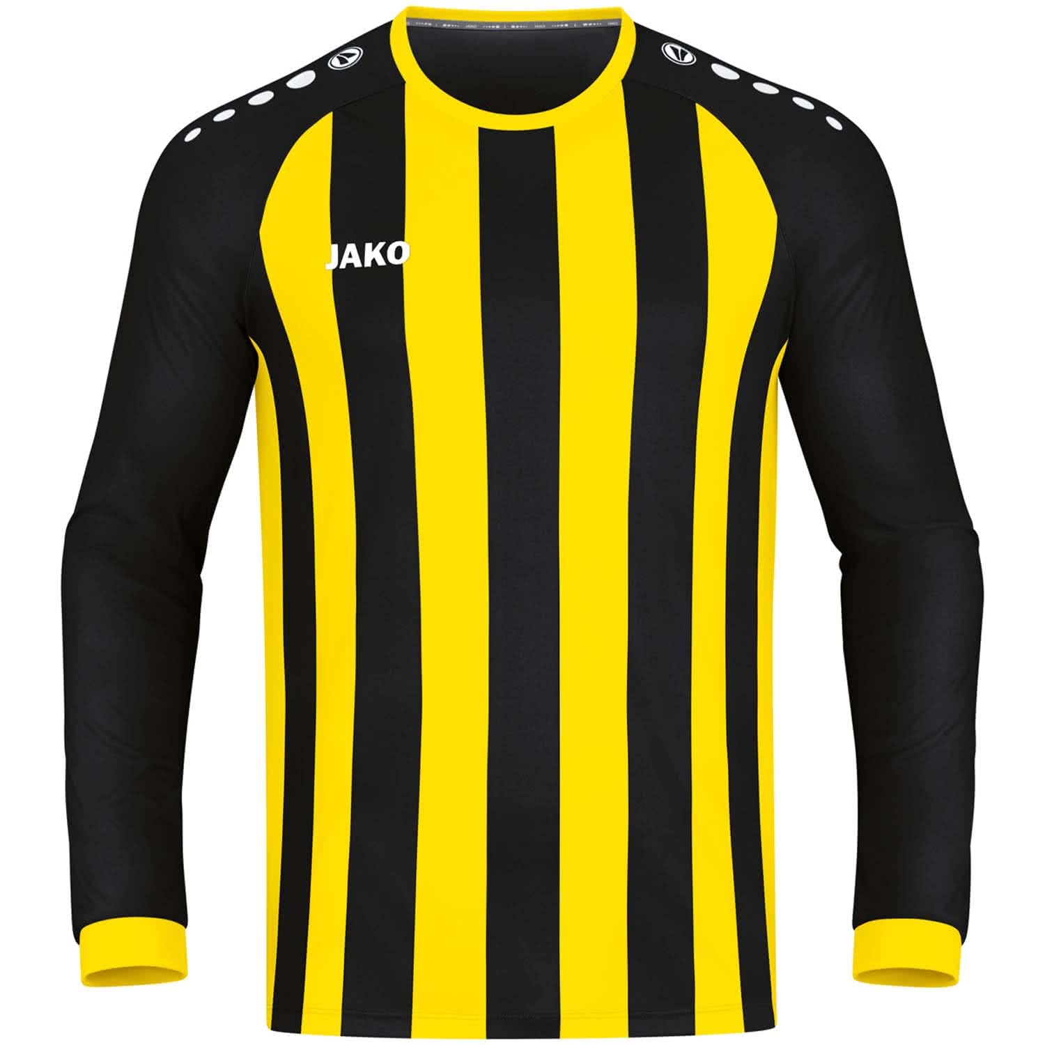 jako-inter-trikot-langarm-kinder-fussballtrikot-keepdry-streifen image 4
