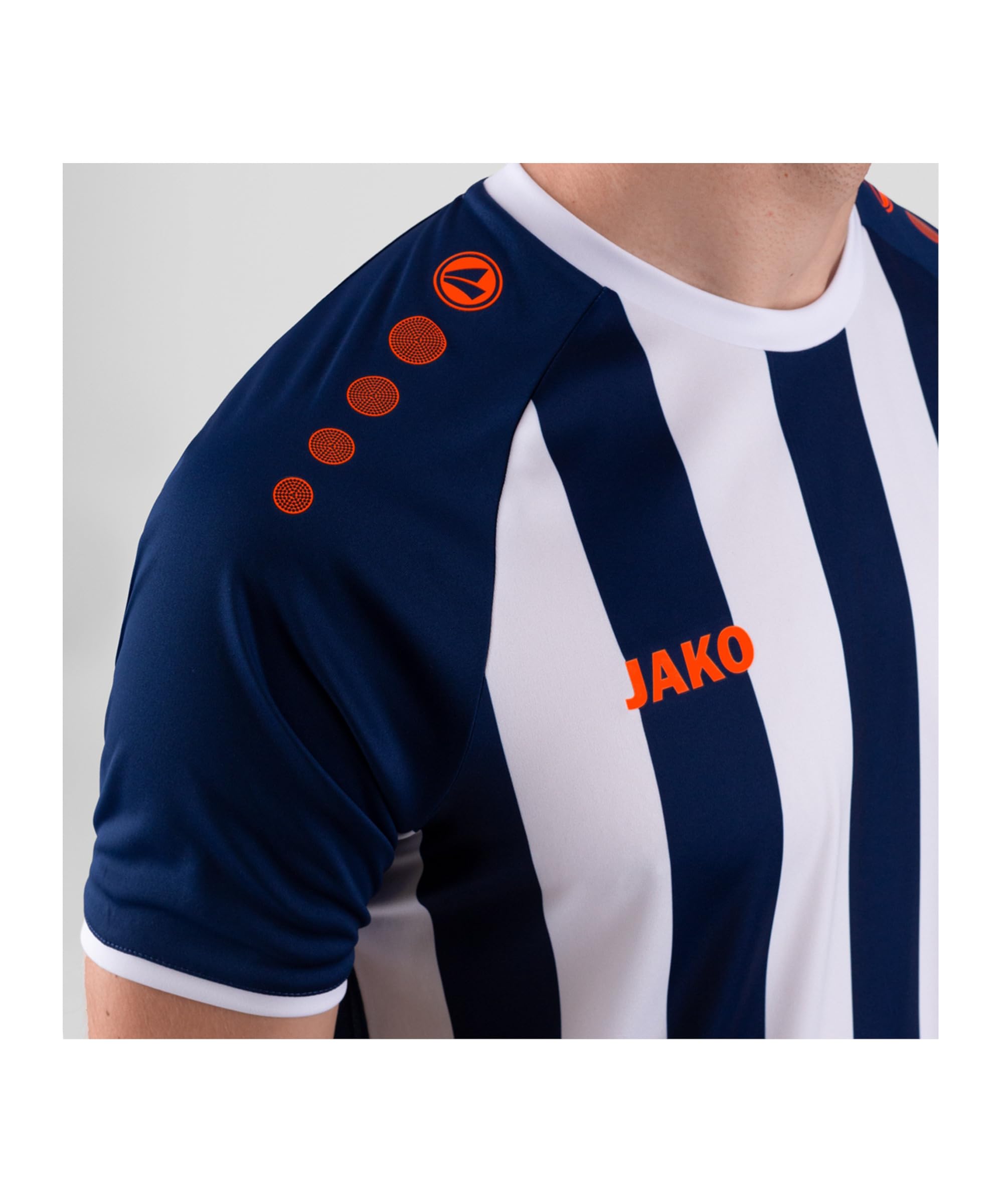 jako-inter-herren-trikot-navy-wei-kurzarm-fussball image 2