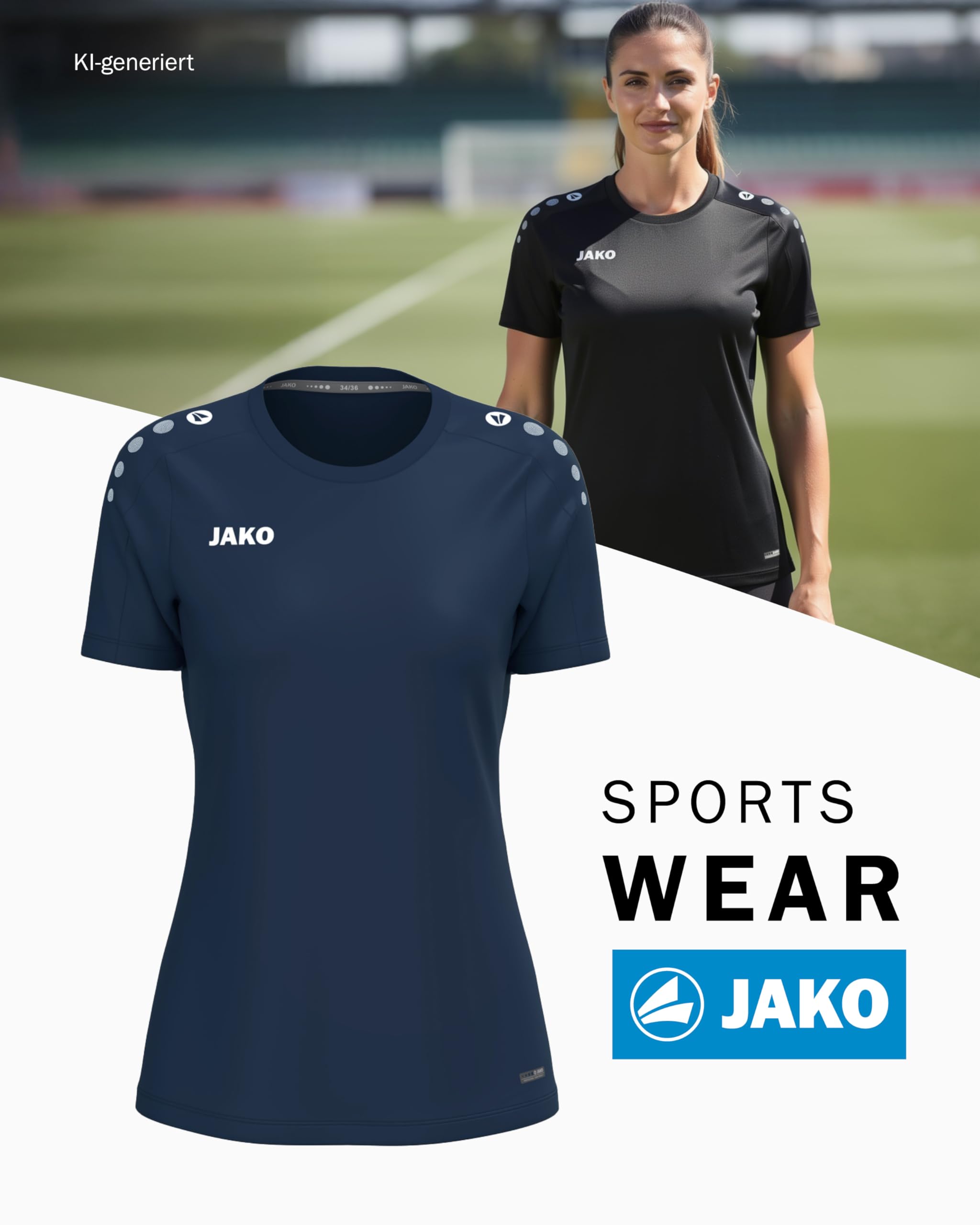 jako-one-t-shirt-damen-sportshirt-atmungsaktiv image 3