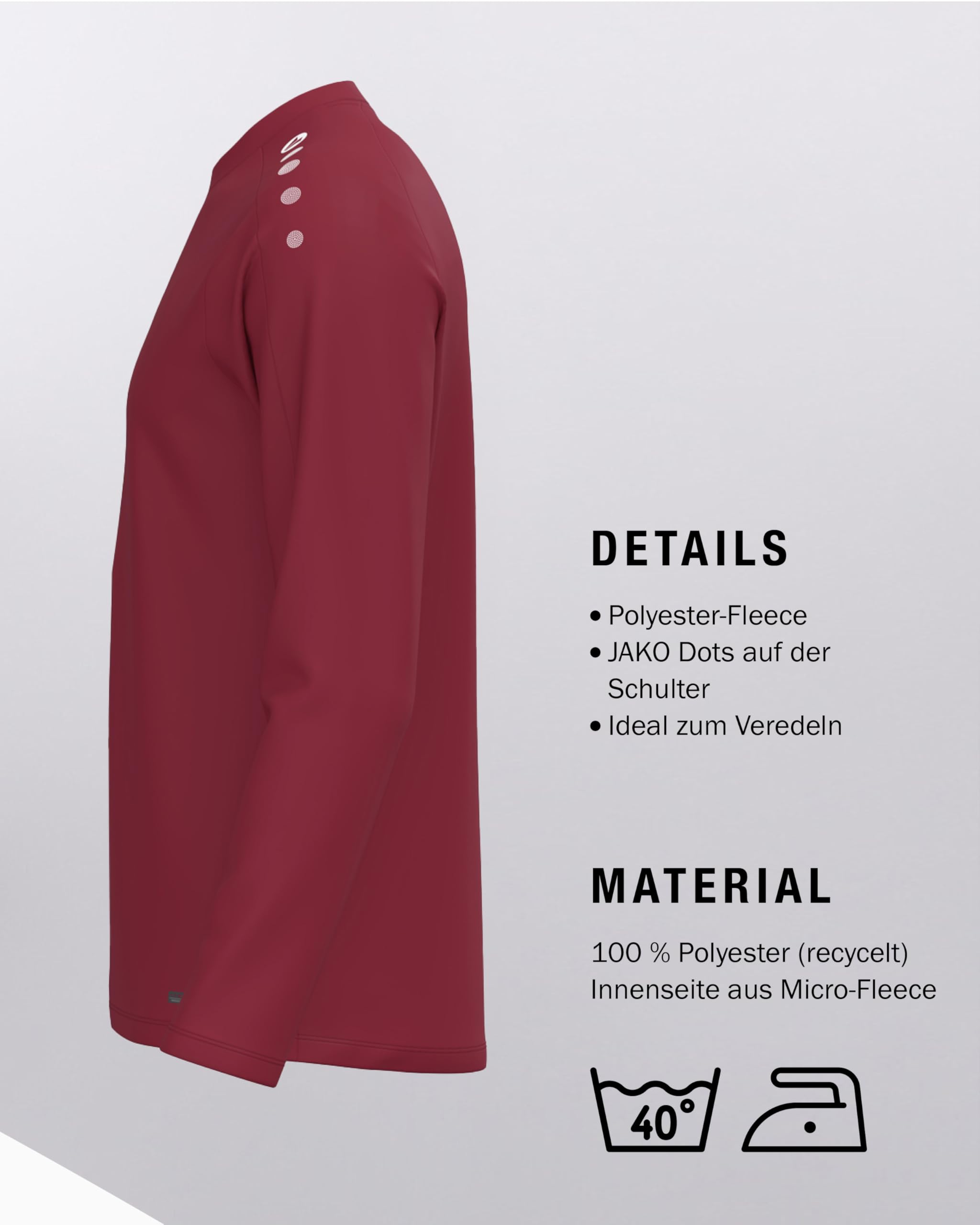 jako-one-sweatshirt-unisex-micro-fleece image 5
