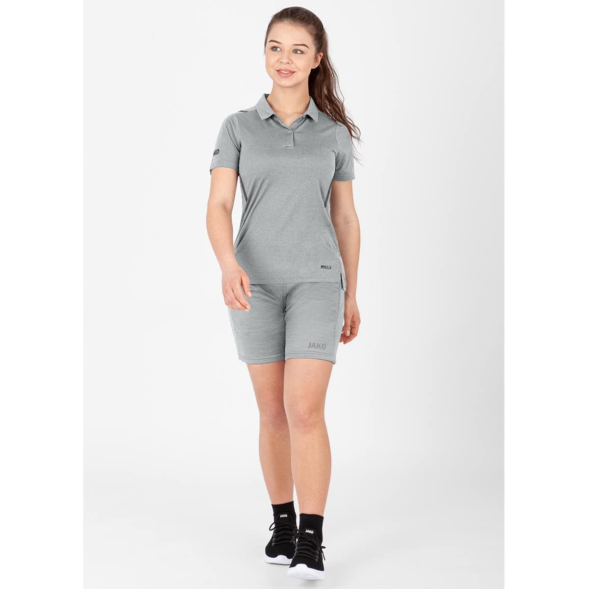 jako-challenge-polo-damen-freizeit-melange-polokragen image 5