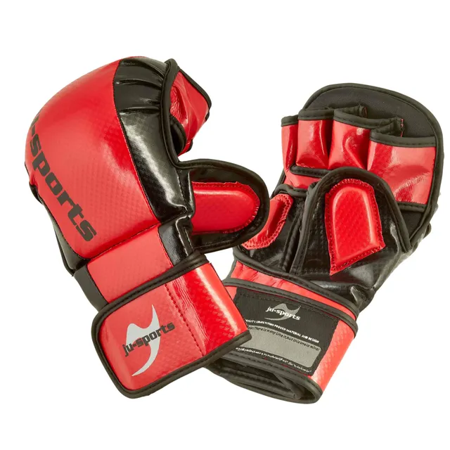 ju-sports-carbon-mma-handschuhe-sparring-rot-gr-l image 1