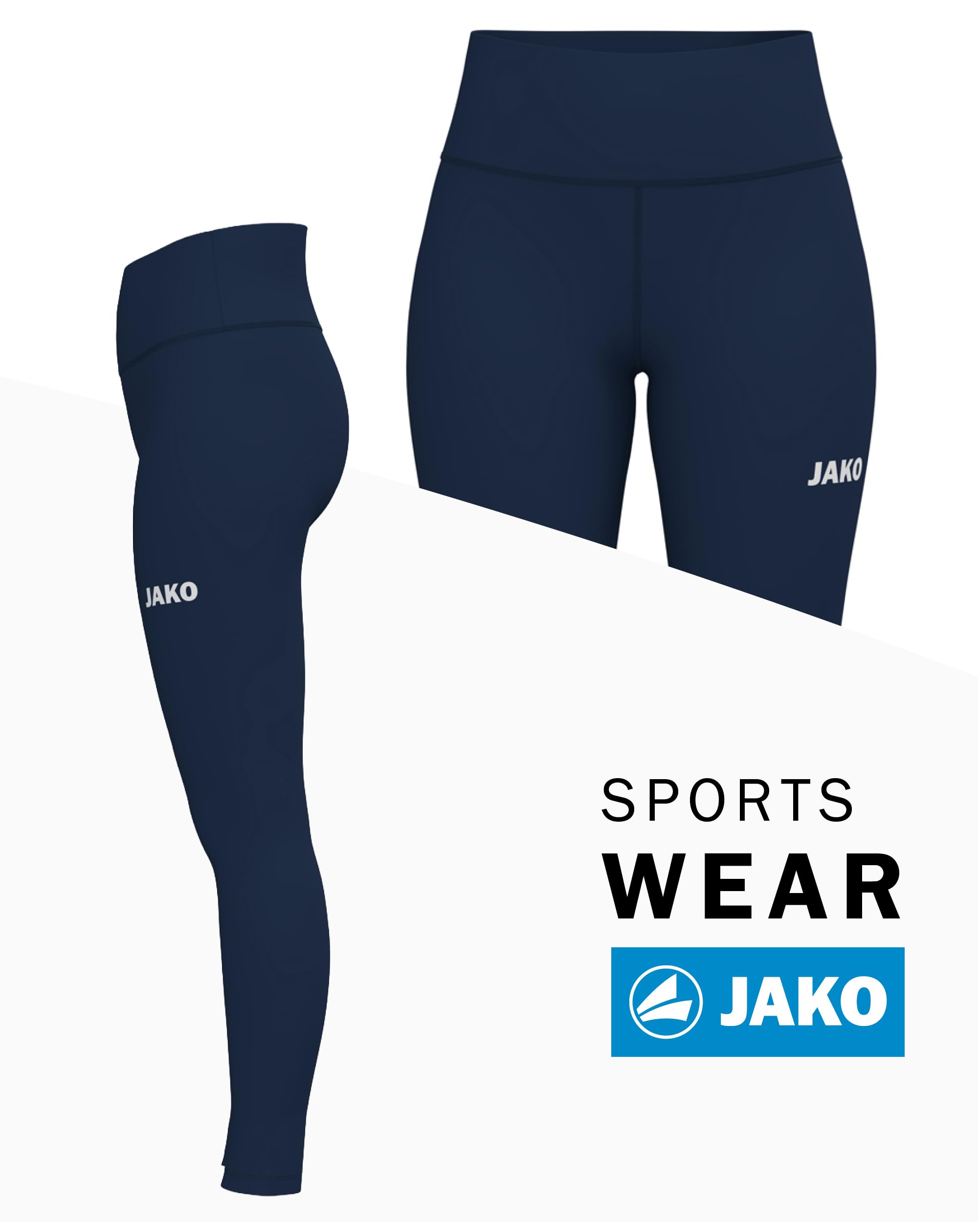 jako-one-tight-kinder-lang-sporthose-schwarz image 2