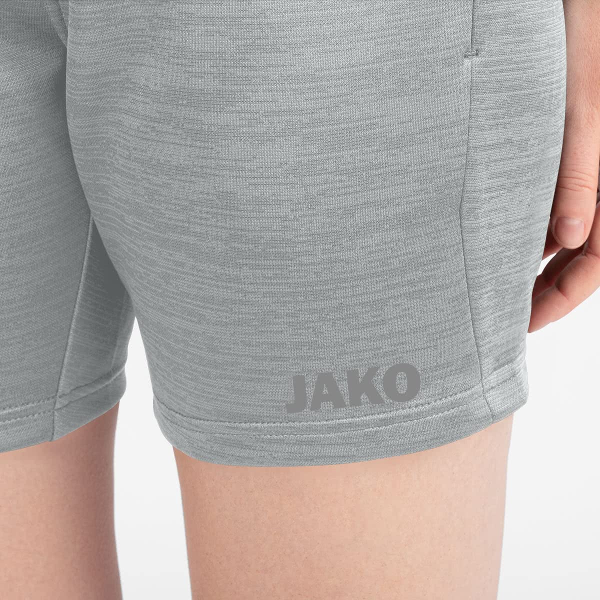 jako-challenge-short-damen-sportshorts-hellgrau-meliert-34 image 6