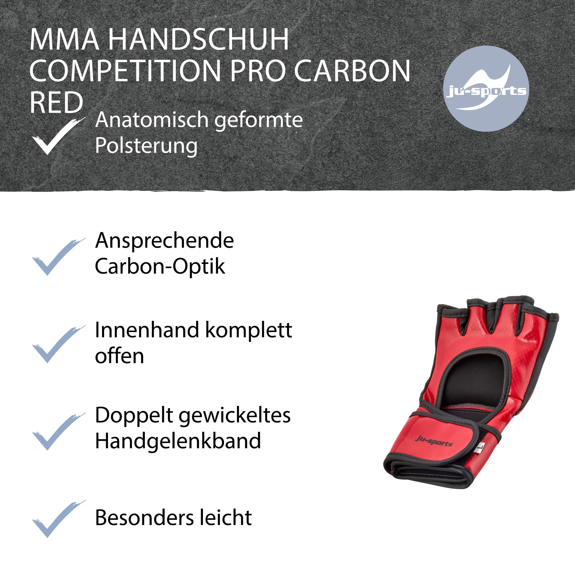 ju-sports-competition-pro-mma-handschuhe-rot-l image 5
