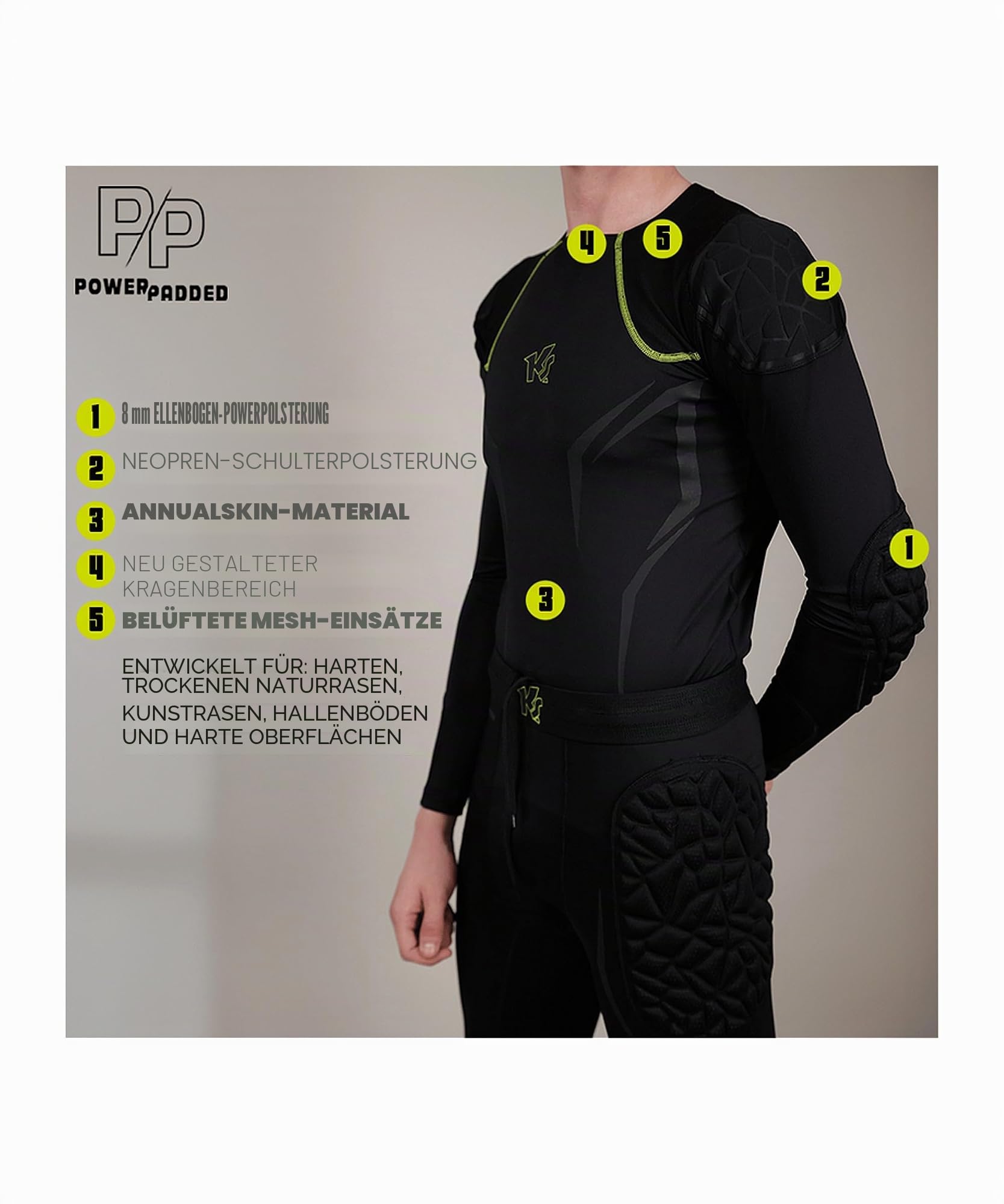 keepersport-powerpadded-unterziehshirt-langarm-164-gepolstert image 2