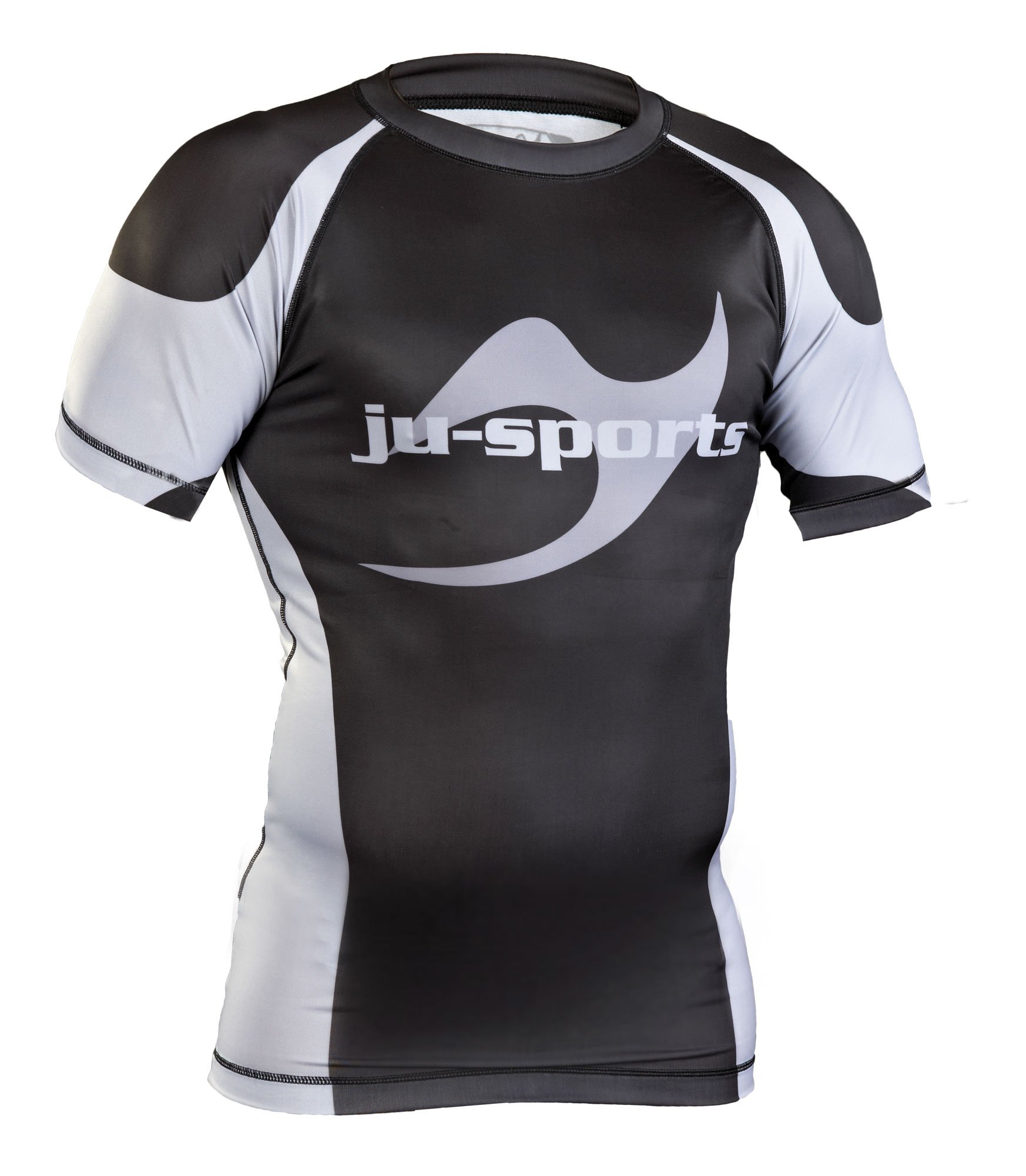 ju-sports-pro-c13-rashguard-kurzarm-schwarz-kompressionsshirt image 1