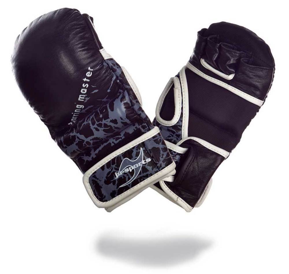ju-sports-master-mma-handschuh-leder-sparring-mit-fingerschlaufen image 1