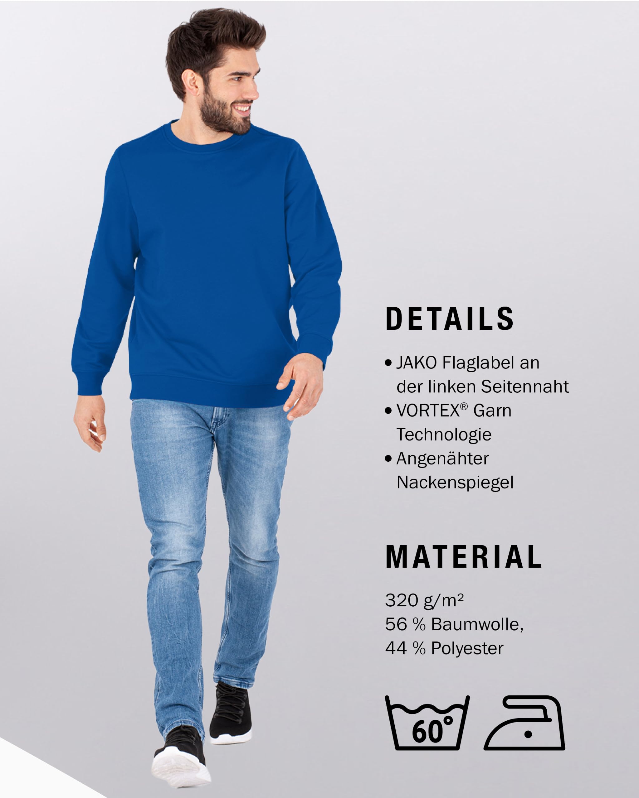 jako-base-doubletex-sweat-pullover-gr-s-marine image 5