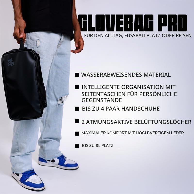 keepersport-glove-bag-torwart-tasche-schwarz-8l-handschuhe image 2