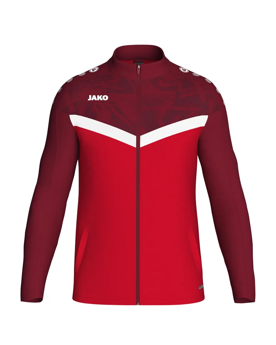 jako-iconic-polyesterjacke-kinder-128-schwarz-anthrazit image 1