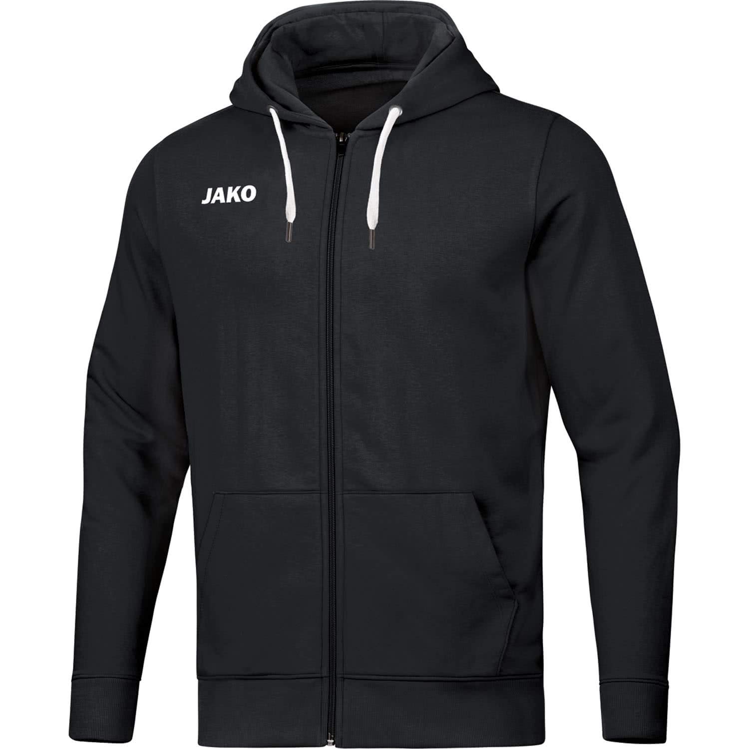 jako-base-damen-kapuzenjacke-schwarz-gr-38-bio-baumwolle image 5