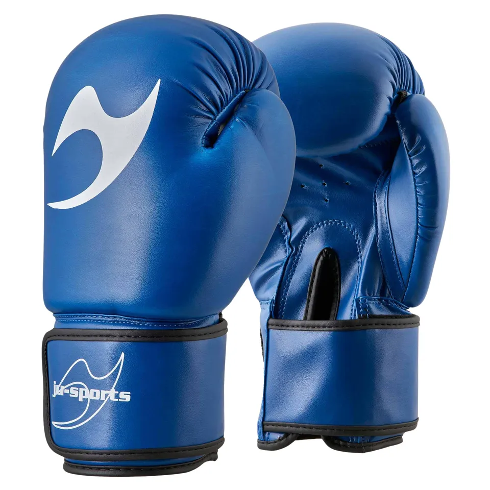 ju-sports-boxhandschuhe-10-oz-blau-pu-training image 1