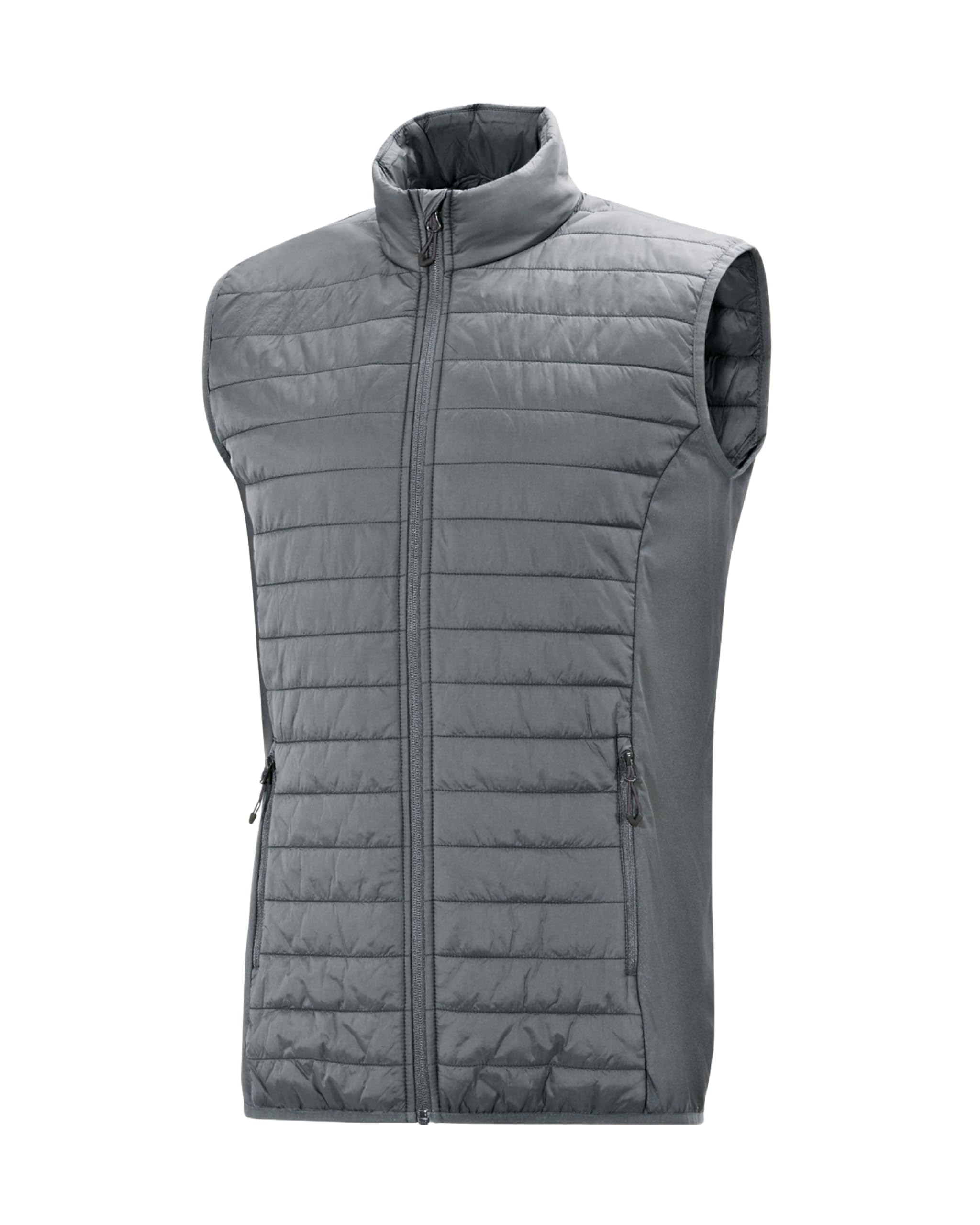 jako-base-steppweste-herren-grau-m-mit-stehkragen-warm image 1