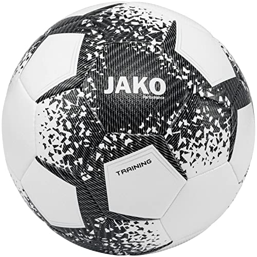 jako-performance-2301-700-fu-ball-gr-e-5-wei-schwarz-rot image 2