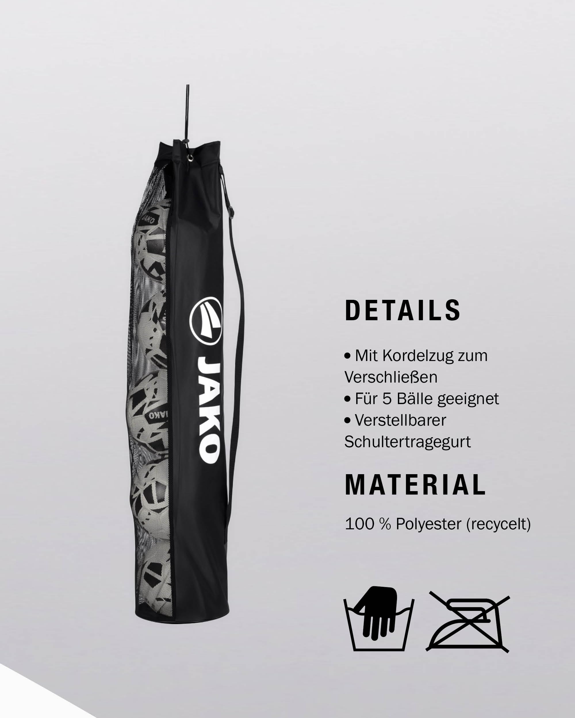 jako-performance-ballschlauch-ballsack-5-b-lle-polyester image 4