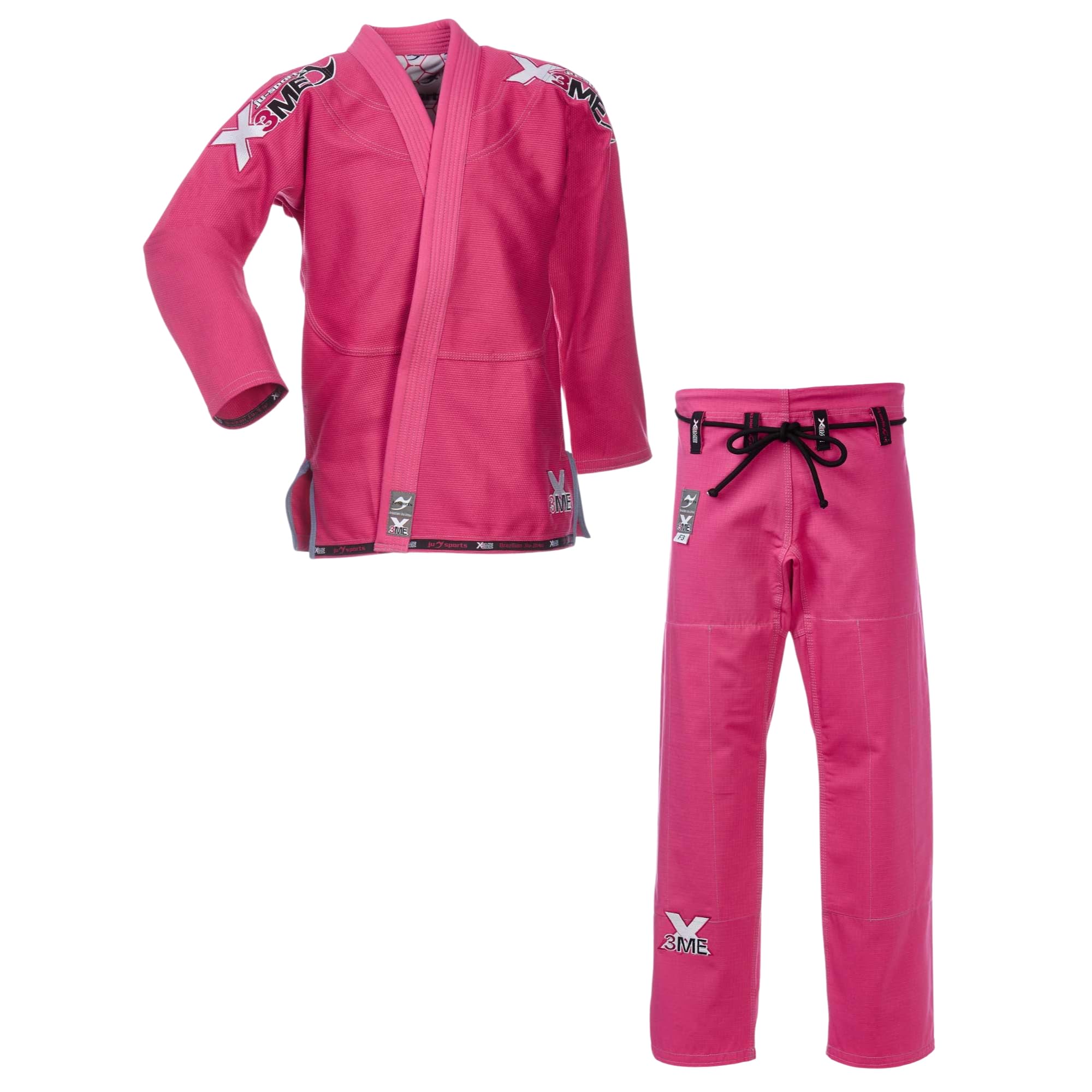 ju-sports-extreme-2-0-bjj-gi-damen-schwarz-pink-f4-500g image 1