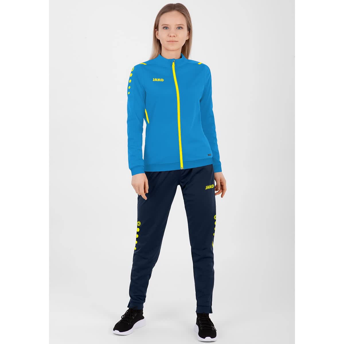 jako-challenge-polyesterjacke-damen-schwarz-wei-ripp image 5