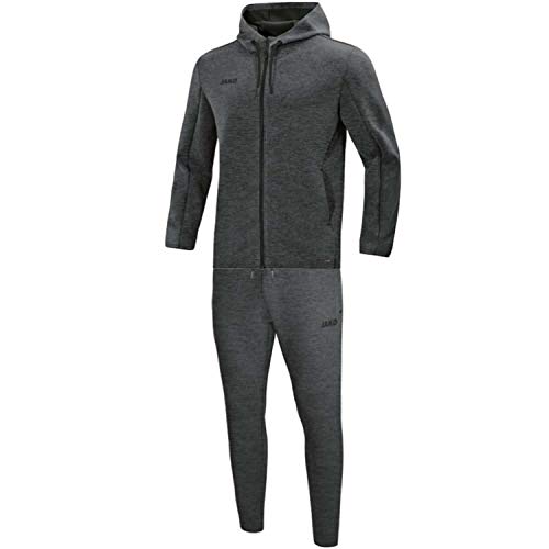 jako-premium-basics-jogginganzug-damen-34-anthrazit-meliert-kapuze image 7