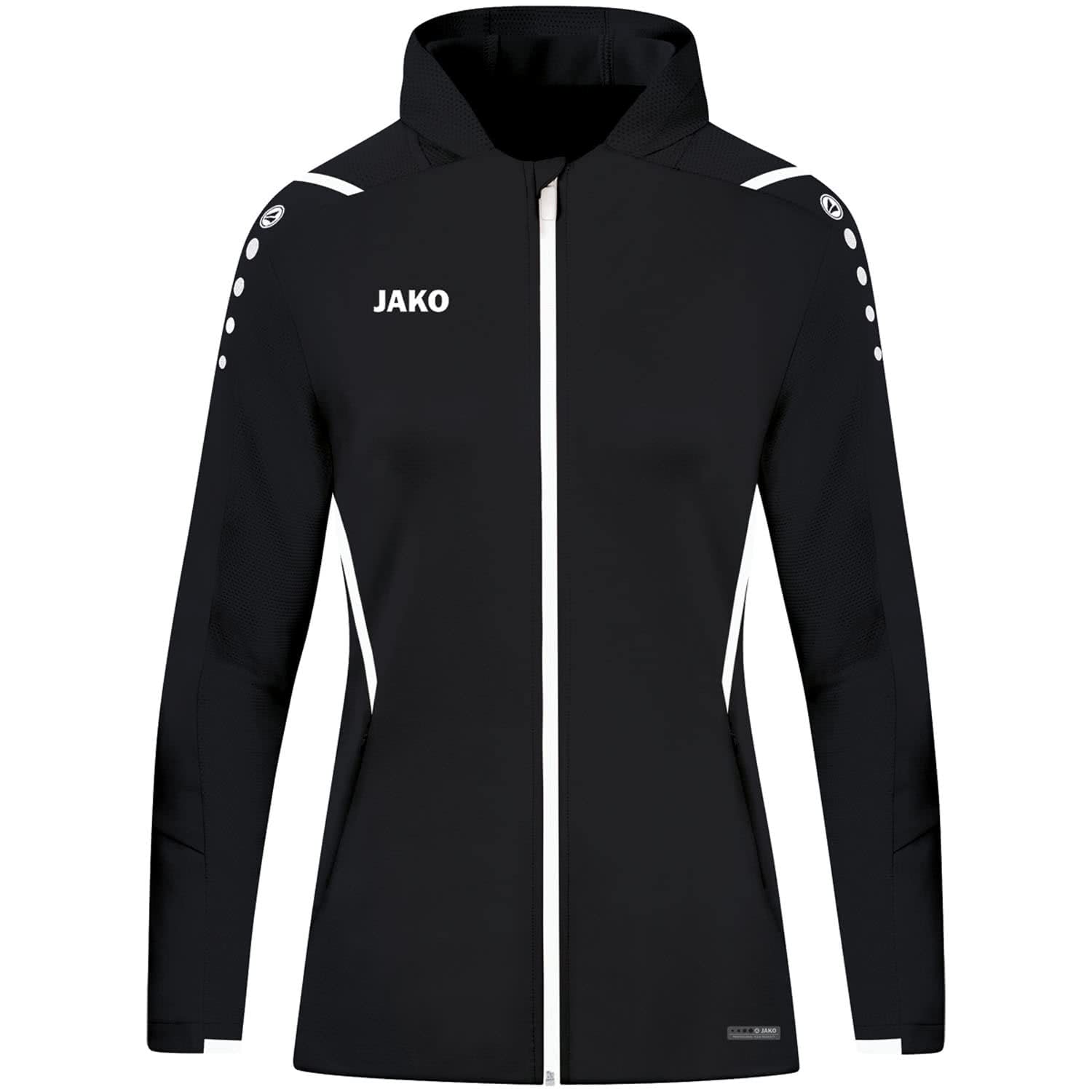 jako-challenge-trainingsjacke-mit-kapuze-schwarz-citro-gr-36 image 1