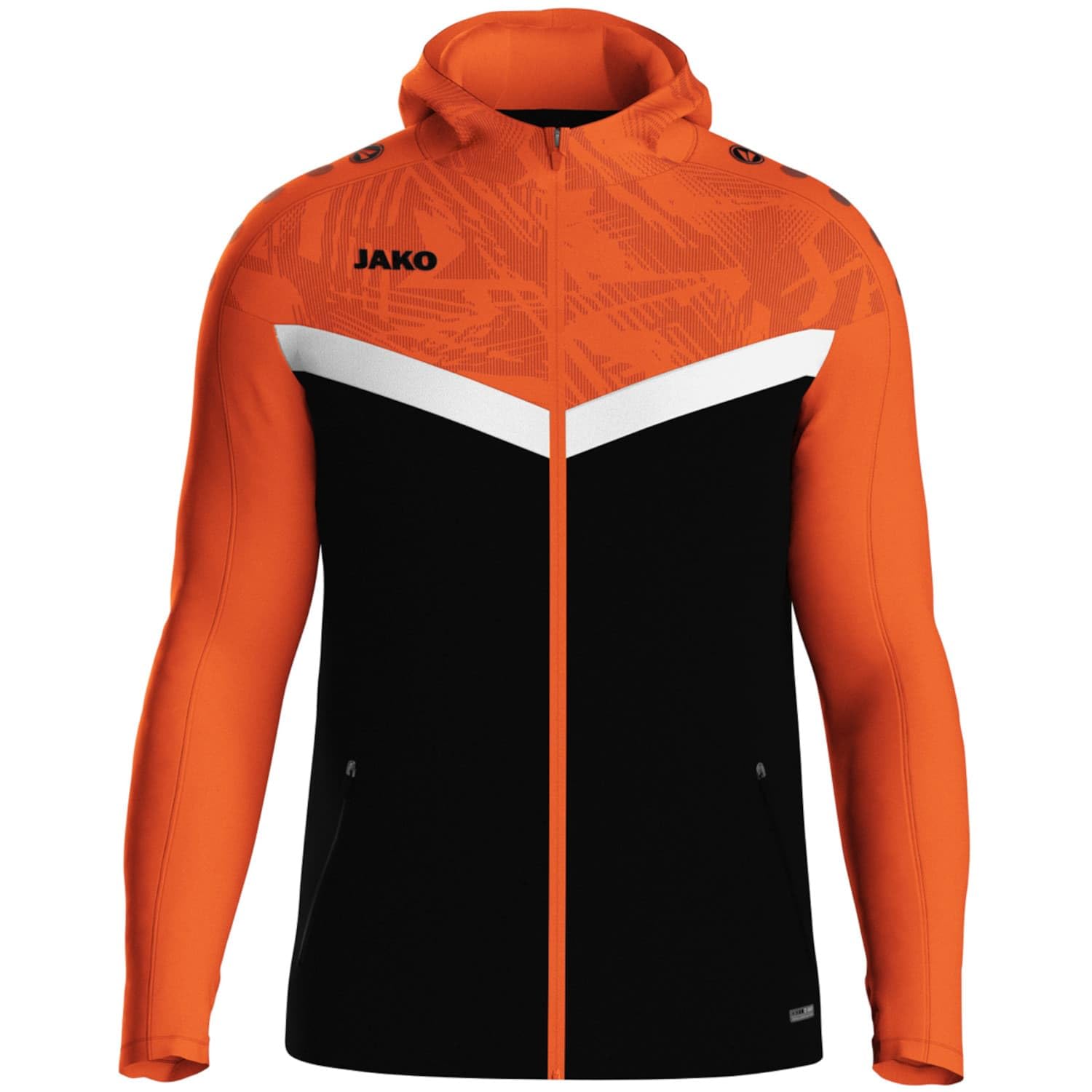 jako-iconic-kapuzenjacke-unisex-schwarz-soft-yellow image 7