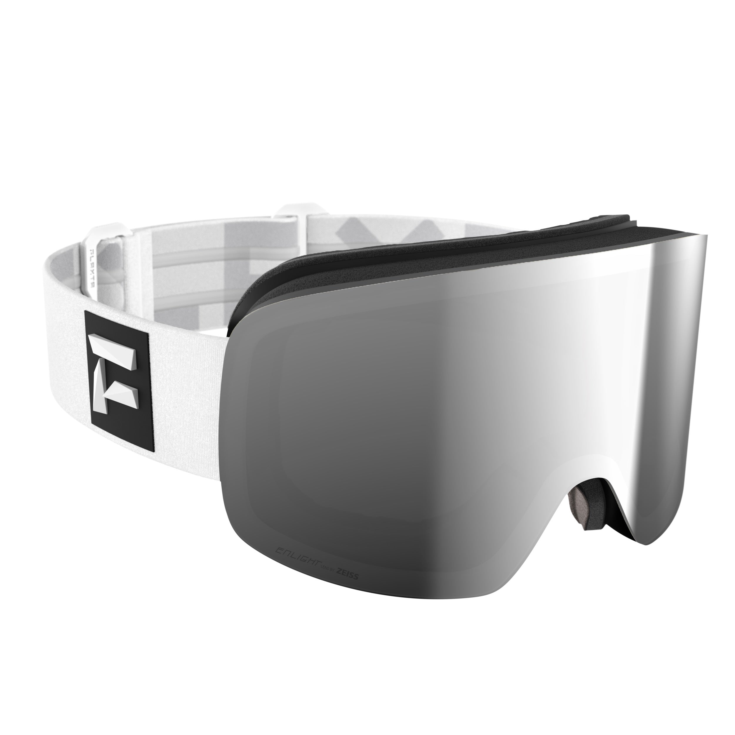 flaxta-prime-skibrille-black-gold-mirror-zylindrisch image 2
