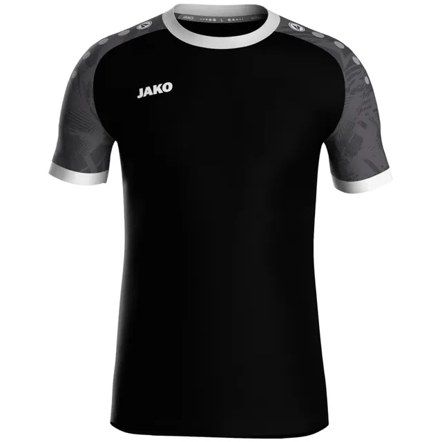 jako-iconic-trikot-kinder-128-schwarz-anthrazit-fu-ball image 1