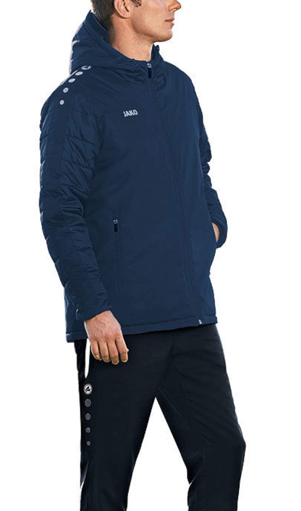 jako-team-stadionjacke-kinder-schwarz-gr-128 image 2