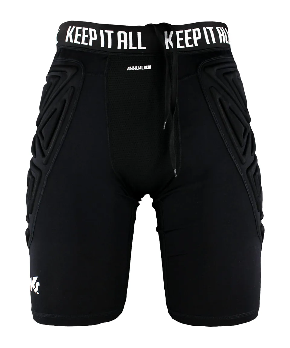 keepersport-unterziehhose-profi-kurz-gepolstert-schwarz image 1