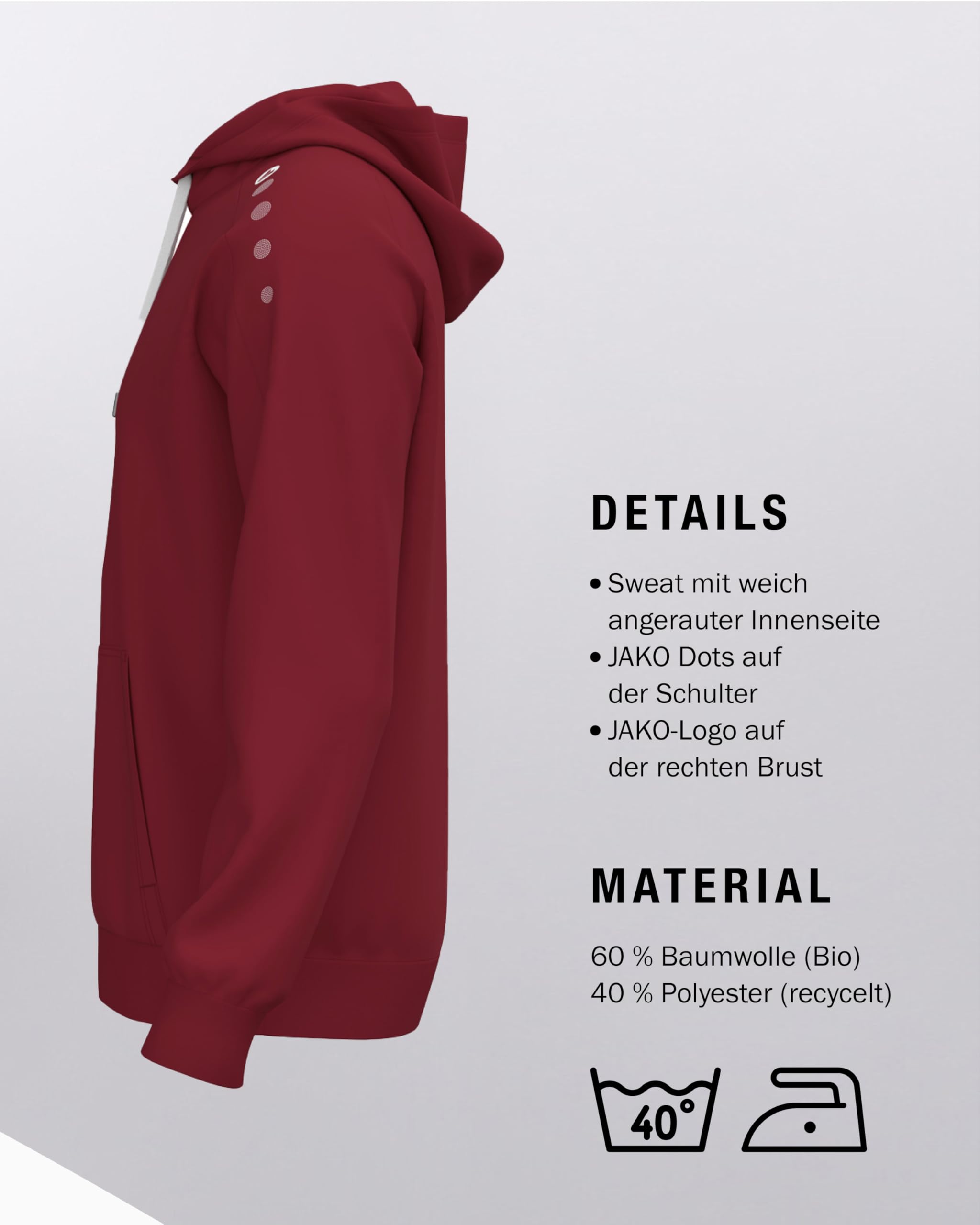 jako-one-cotton-kapuzenpullover-kinder-schwarz-baumwolle image 5