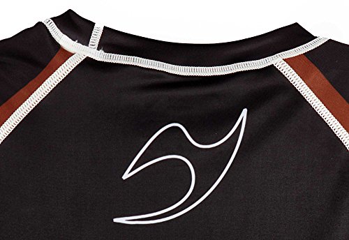 ju-sports-rank-rashguard-pro-kurzarm-braun-gr-xl-brown-belt image 4