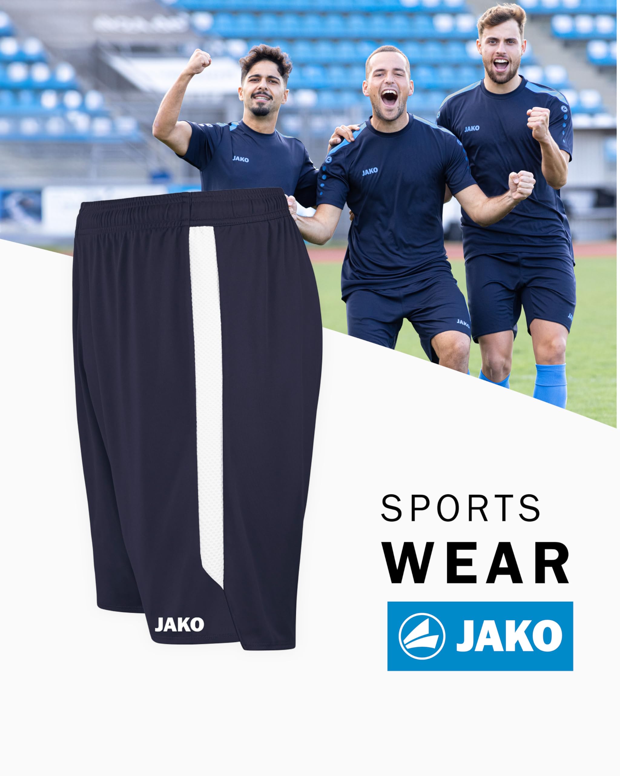 jako-power-sporthose-kurz-schwarz-keep-dry image 3