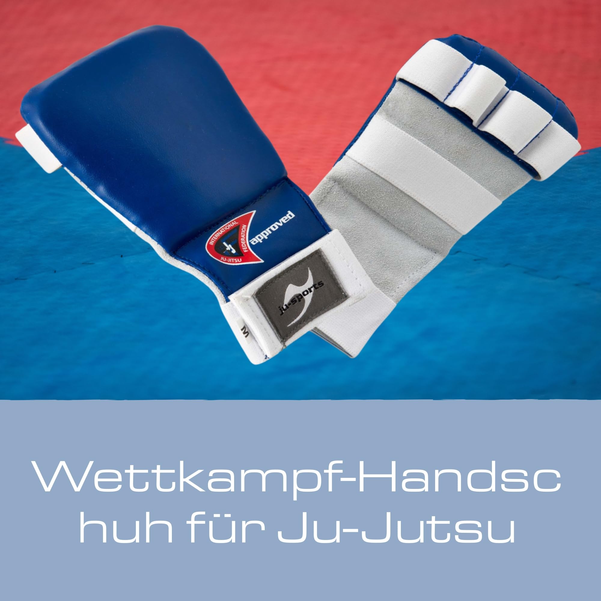 ju-sports-ju-jutsu-handschutz-rot-gr-m-kunstleder image 2