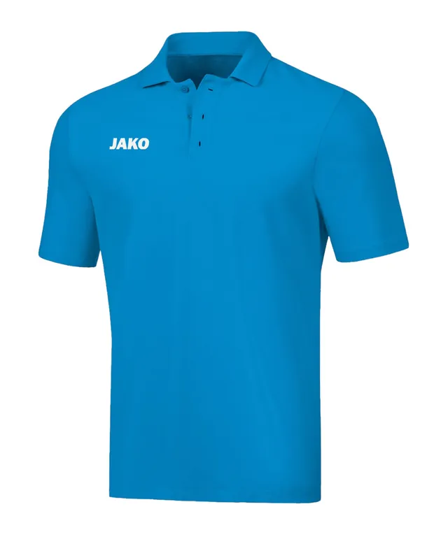jako-base-polo-kinder-140-jako-blau-bio-baumwolle image 1