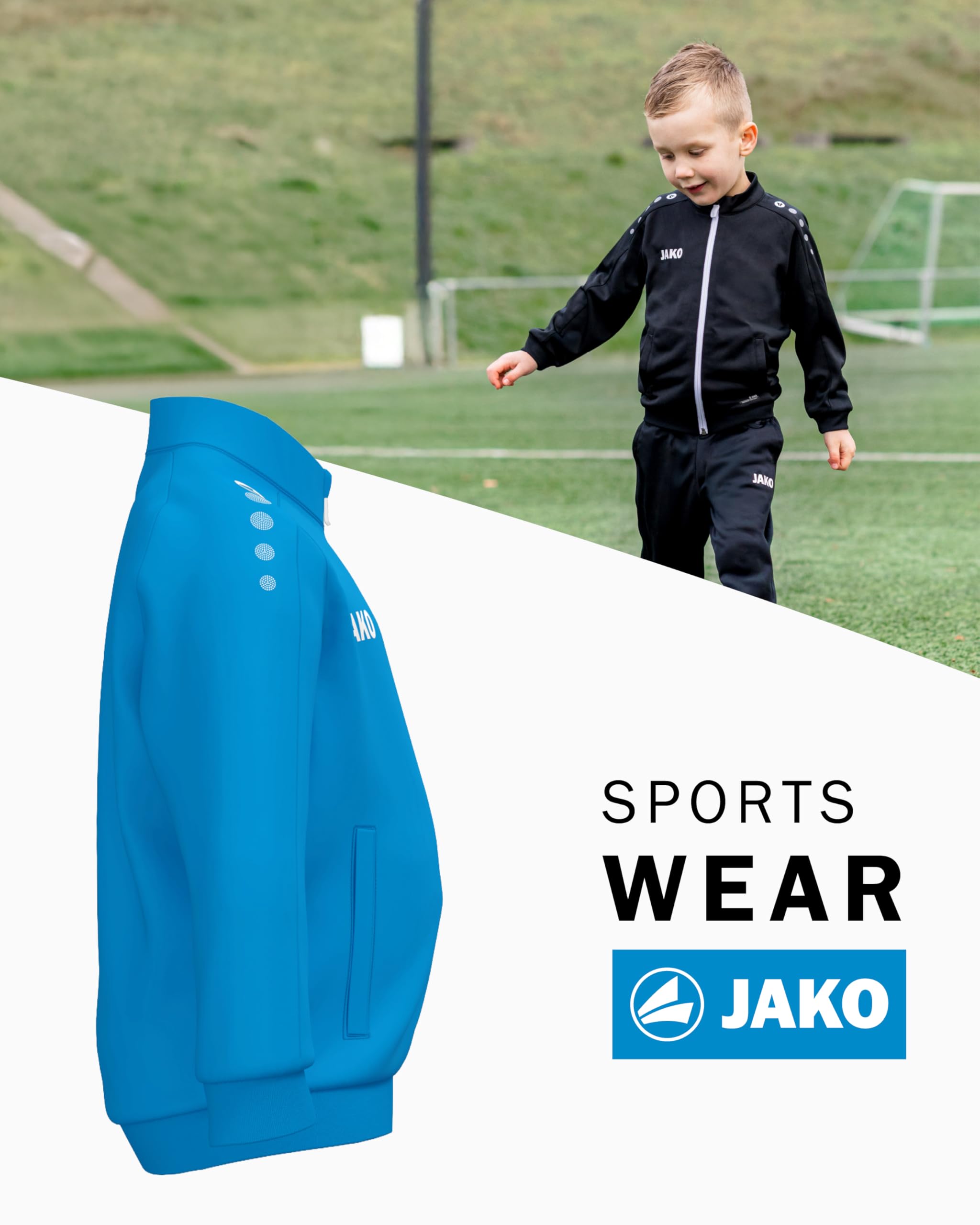 jako-one-bambini-polyesterjacke-kinder-jako-blau-strapazierf-hig image 3