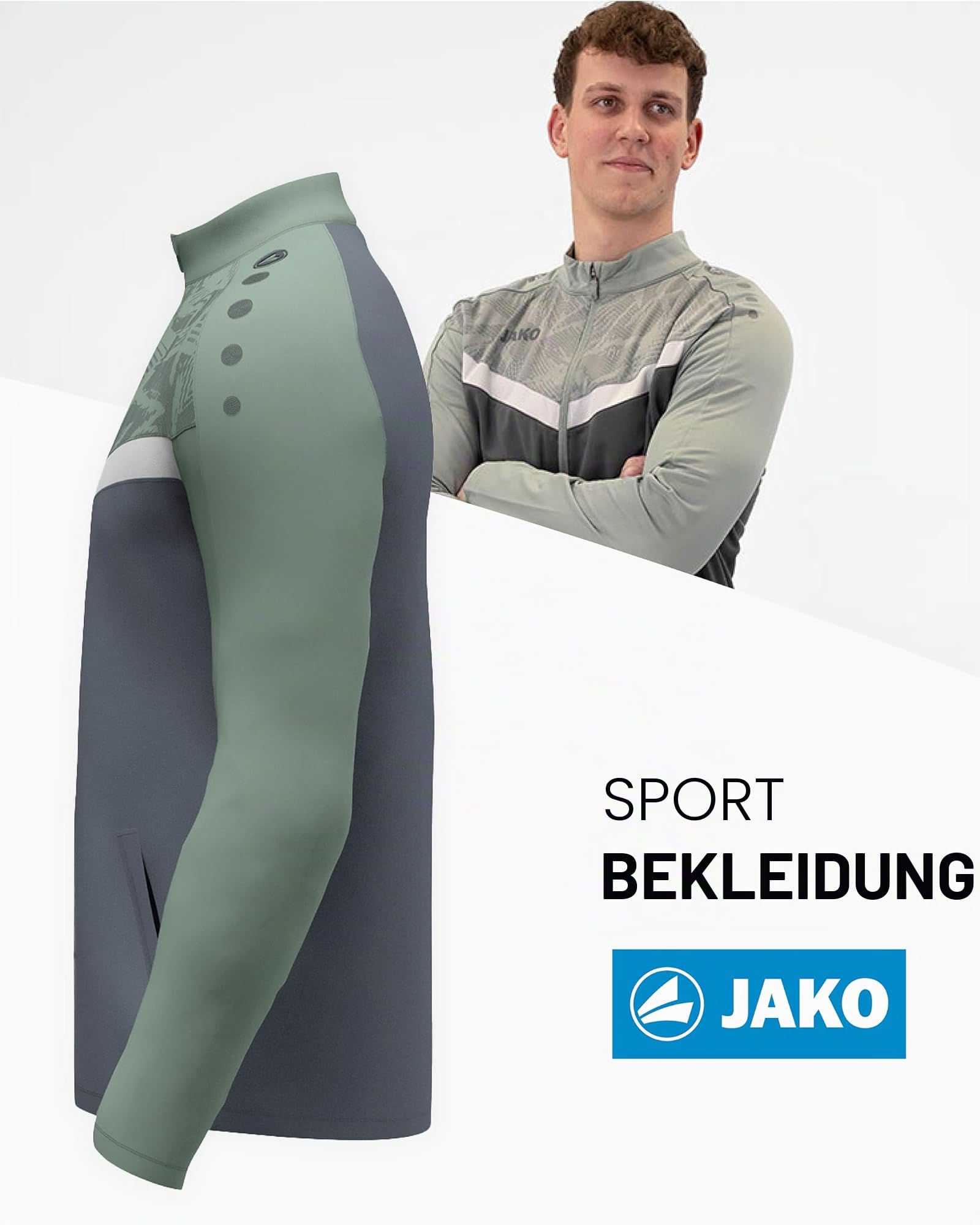 jako-iconic-trainingsanzug-herren-s-schwarz-anthrazit image 2