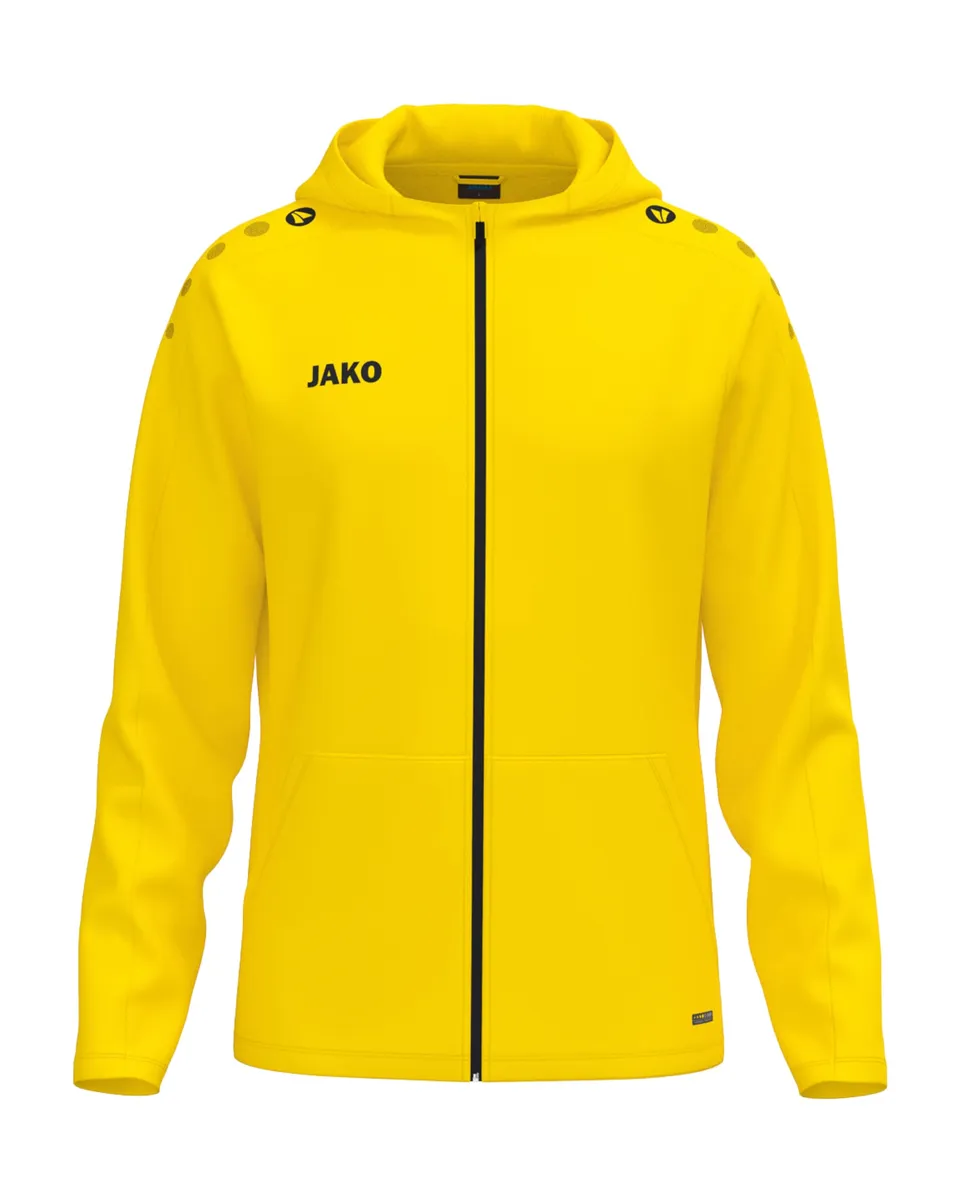 jako-one-kapuzenjacke-herren-navy-citro-s-fleece image 1