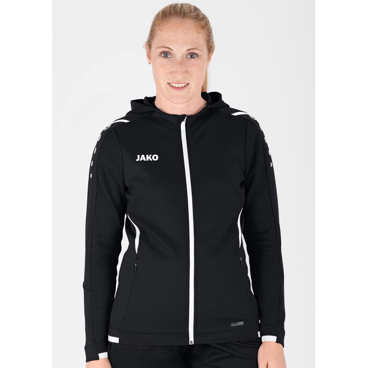 jako-challenge-trainingsjacke-mit-kapuze-schwarz-citro-gr-36 image 4