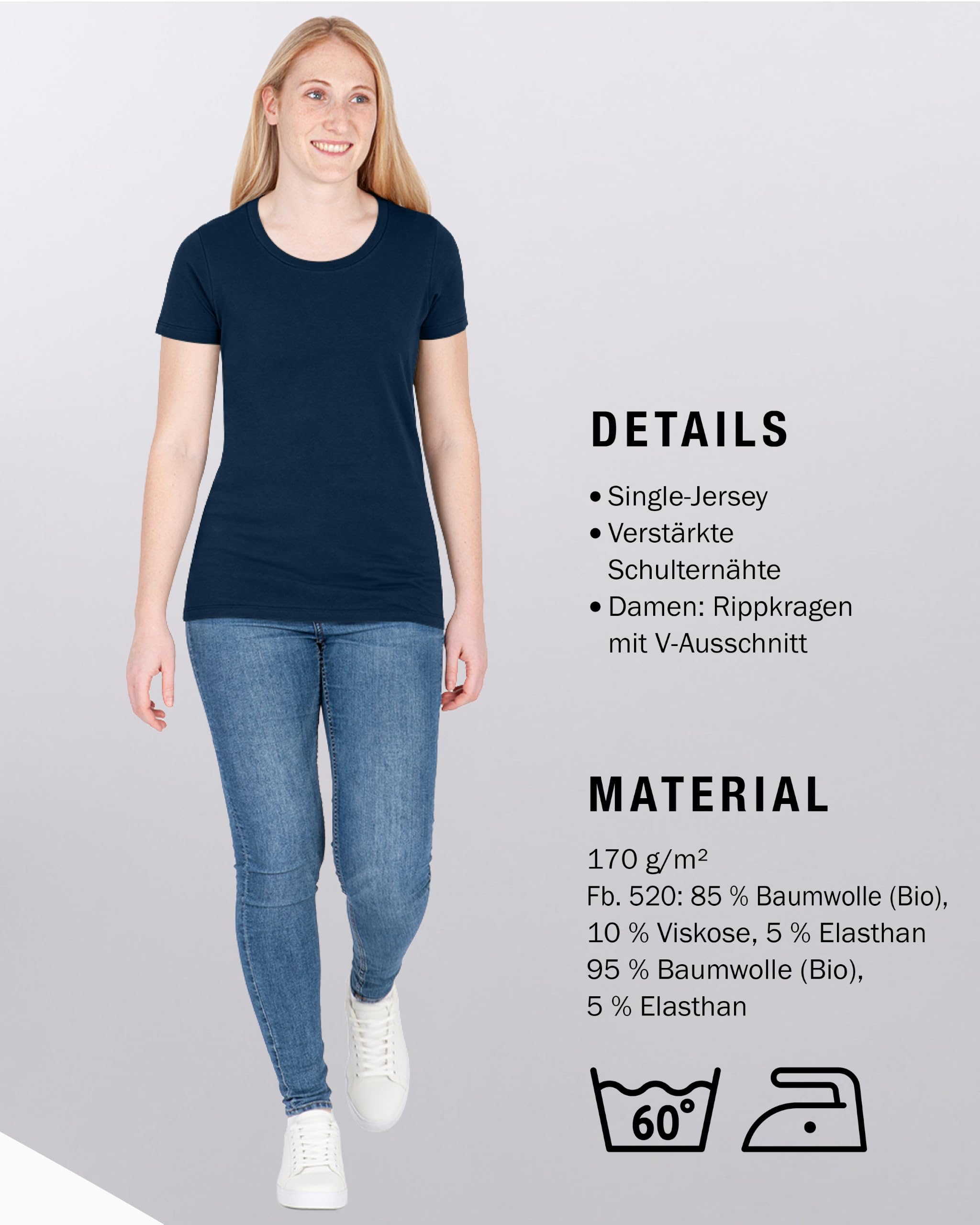 jako-base-t-shirt-organic-stretch-gr-e-s image 4