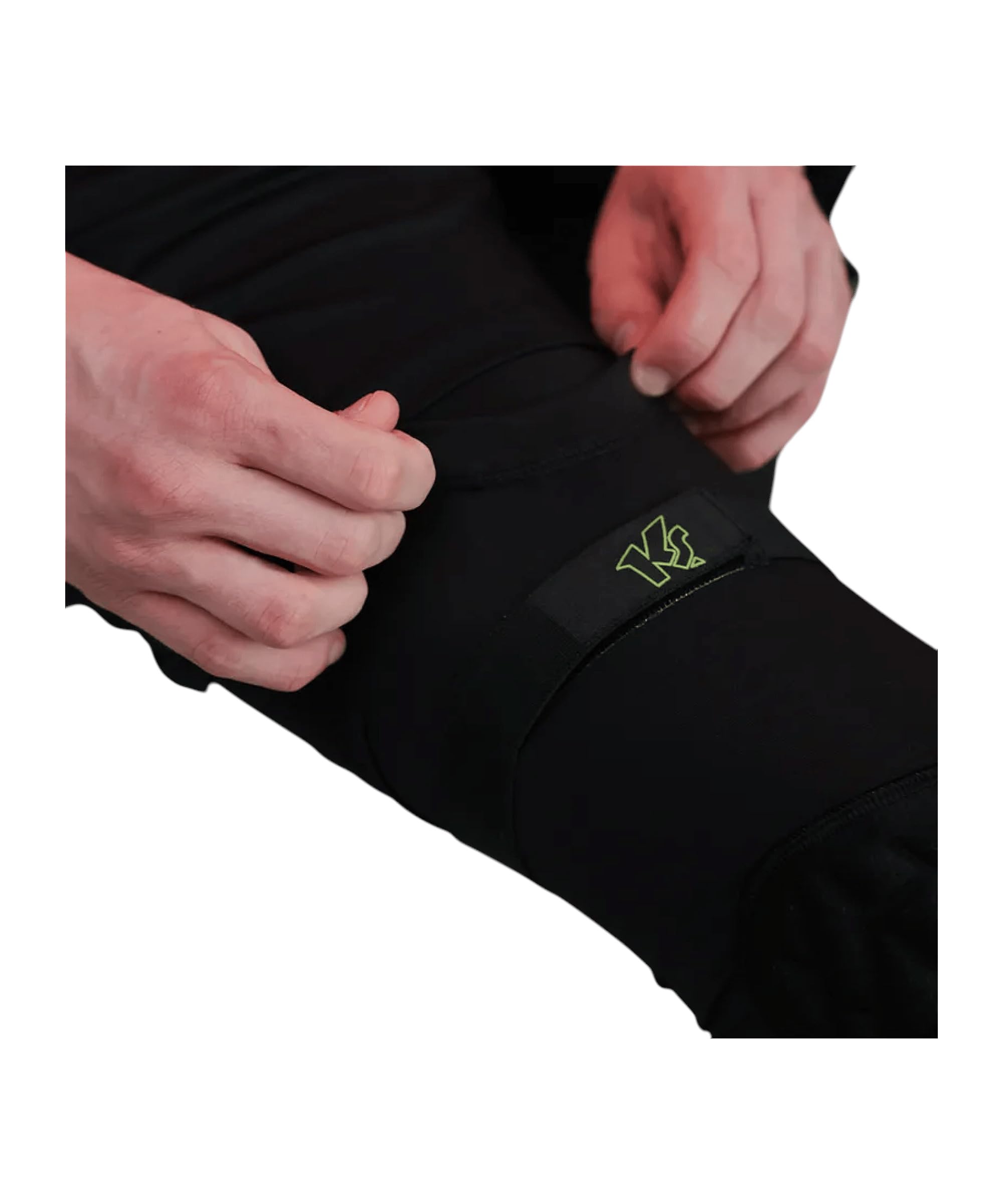 keepersport-knee-guards-powerpadded-knieschoner-schwarz-m-sto-d-mpfend image 2