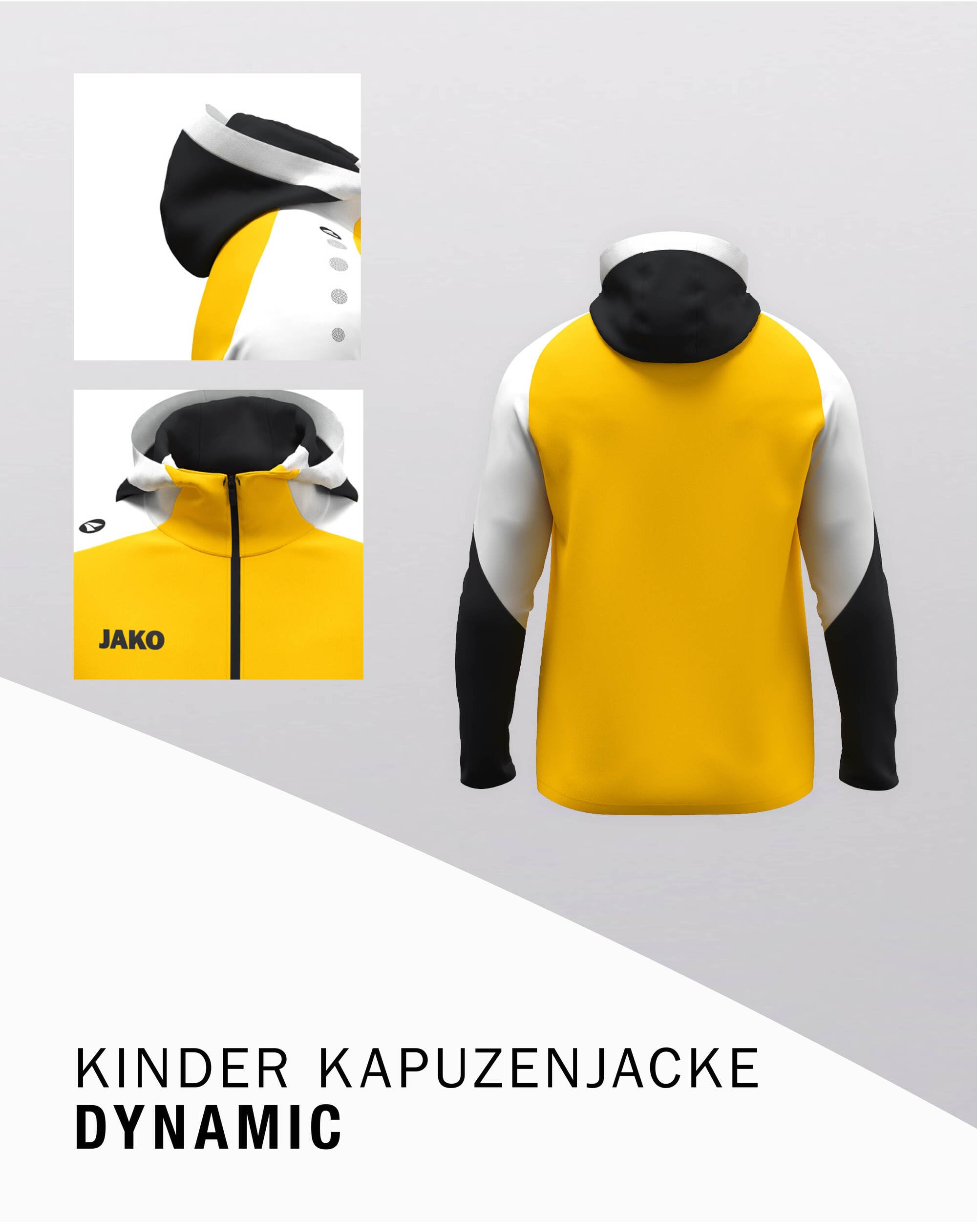 jako-dynamic-kapuzenjacke-kids-keepdry-recycelt image 4