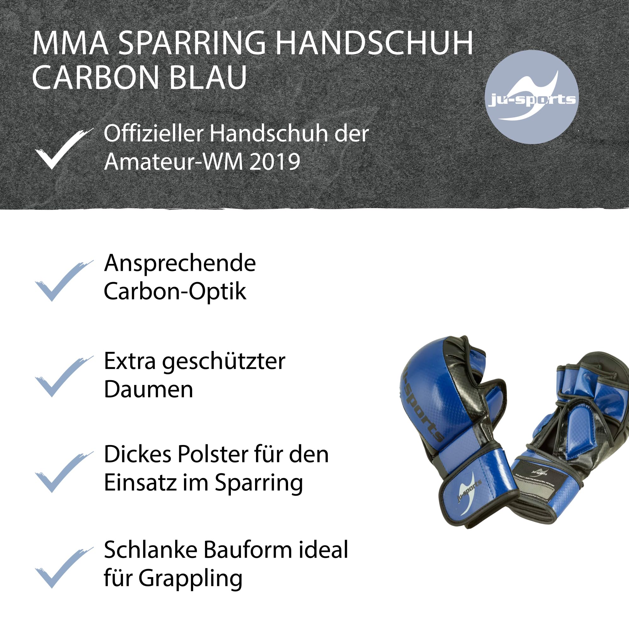 ju-sports-carbon-mma-handschuhe-sparring-blau-gr-xl image 5