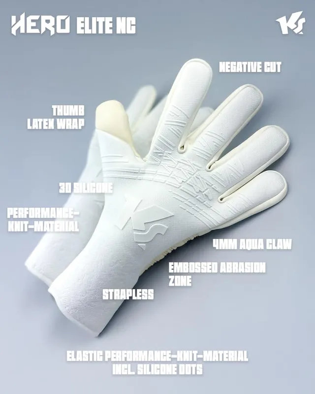 keepersport-varan8-hero-nc-torwarthandschuhe-wei-11-ohne-fingerschutz image 1