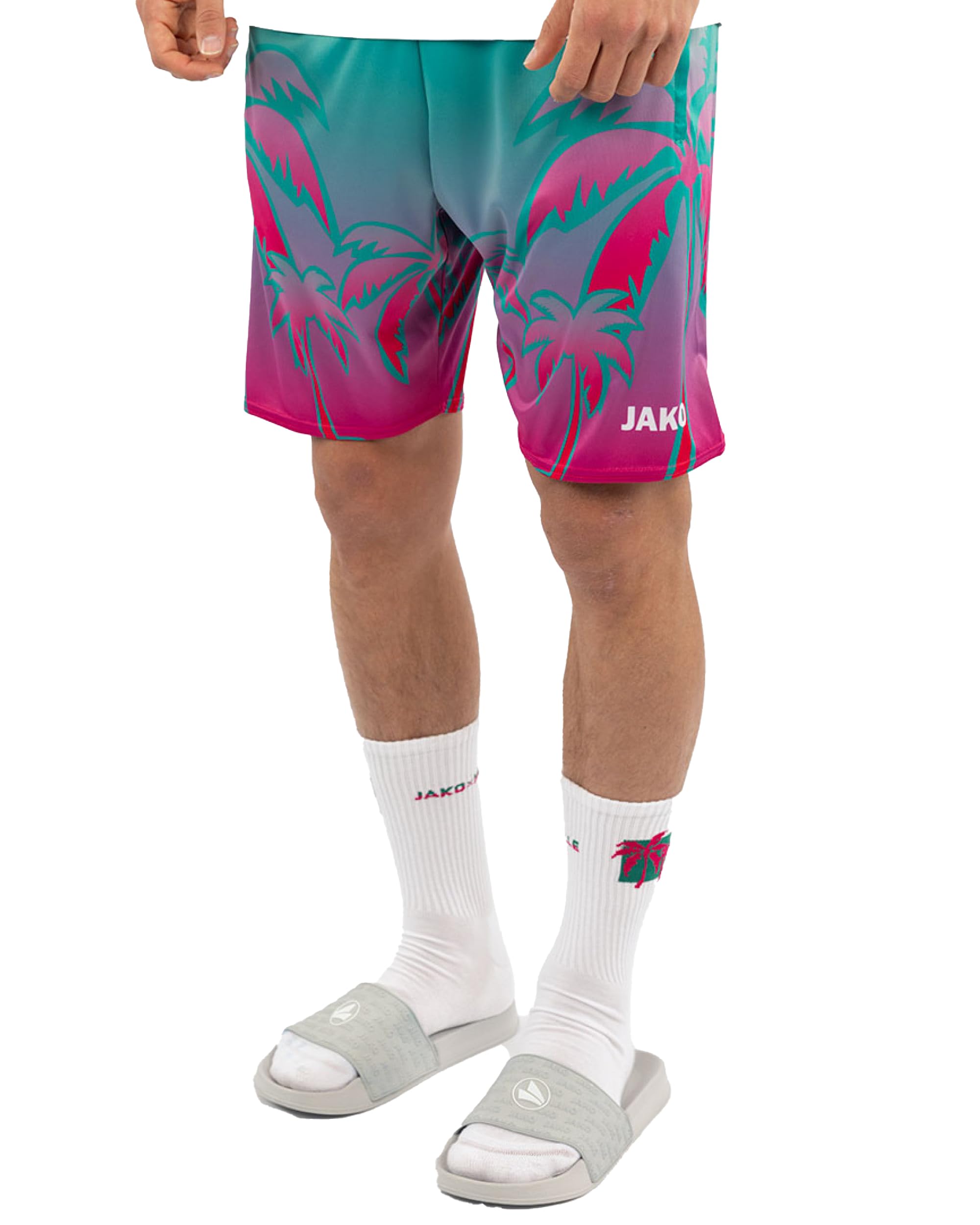 jako-manchester-2-0-short-fuchsia-t-rkis-gr-m-polyester image 1