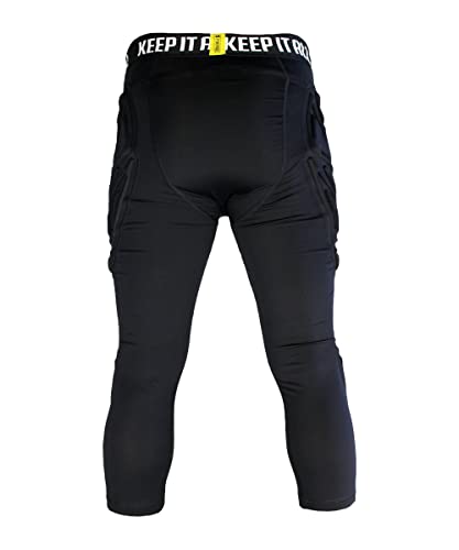 keepersport-powerpadded-torwarthose-3-4-schwarz image 5