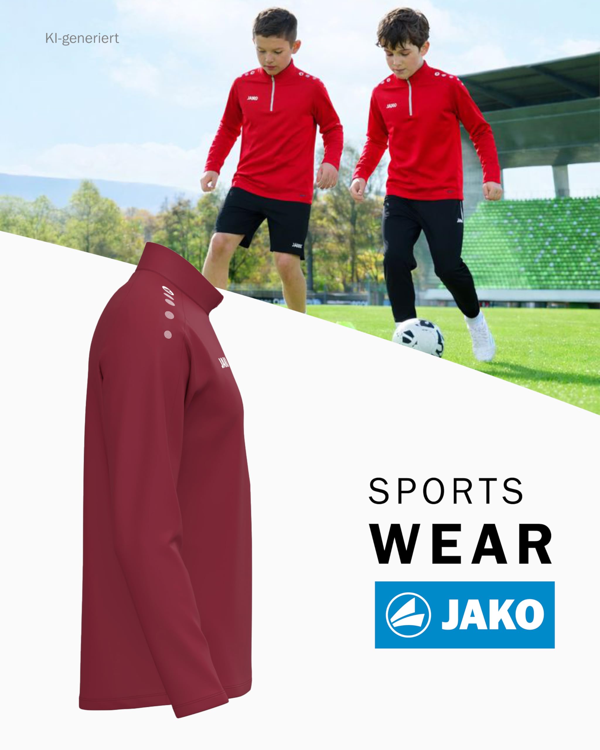 jako-one-ziptop-kinder-micro-fleece-recycelt image 3