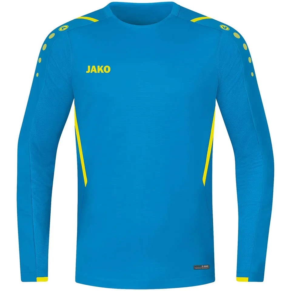 jako-challenge-sweatshirt-kinder-schwarz-wei-s-baumwolle image 1